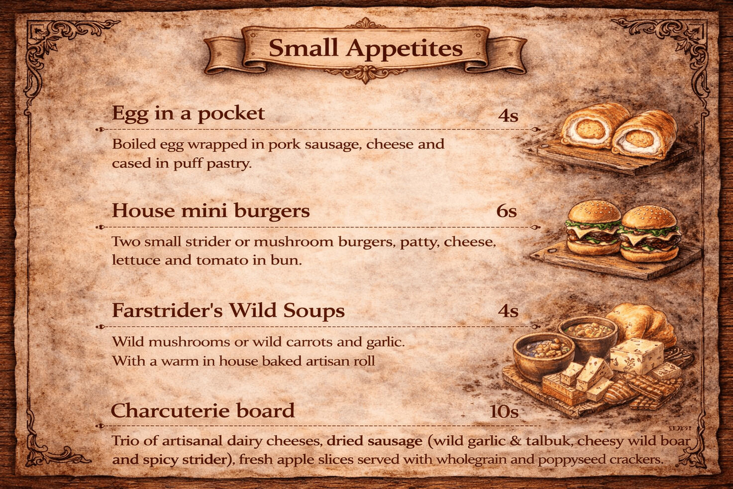 Drinks Menu